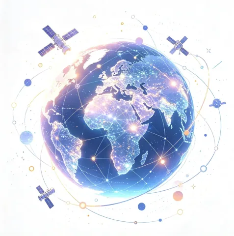 抽象的科技光影背景图